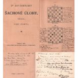 Dobruský, Jan. Sachové úlohy. Usporádal Josef Pospísil. Prag, Sachového Klubu "Dobruský", 1907.