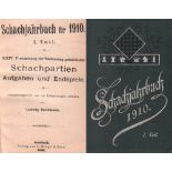 Bachmann, Ludwig. Schachjahrbuch für 1910. I. Teil. XXIV. Fortsetzung der Sammlung geistreicher