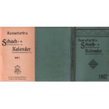 Ranneforth's Schachkalender 1907. Potsdam, Stein, 1907. 8°. Mit einem Porträt und wenigen