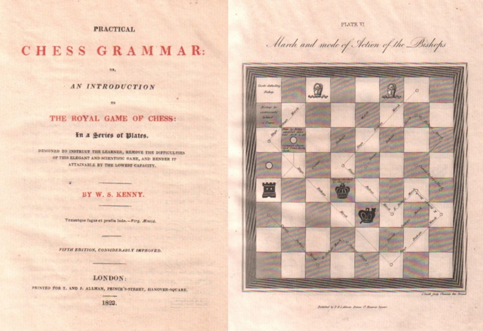 Kenny, W(illiam) S(topford). Practical chess grammar: or, an introduction to the royal game of