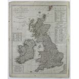 Großbritannien. Grenzkolorierte Kupferstichkarte nach I. G. L. Weidner im Verlage des Industrie -