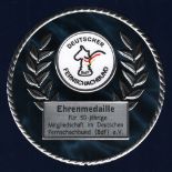 Medaille. Ehrenmedaille des Deutschen Fernschachbundes für 50-jährige Mitgliedschaft. 2017. Runde