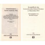 Teplitz - Schönau 1922. Schorr, J. (Hrsg.) Schachkongress Teplitz - Schönau 1922. Sammlung