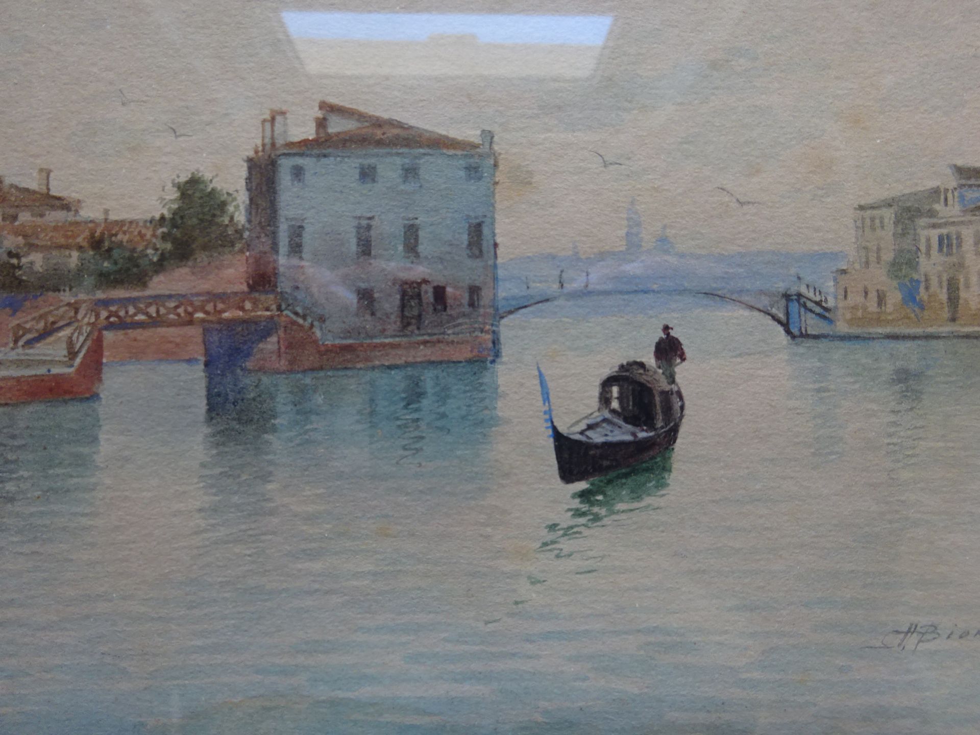 Biondetti - 2 Aquarelle Venedig - Image 3 of 7