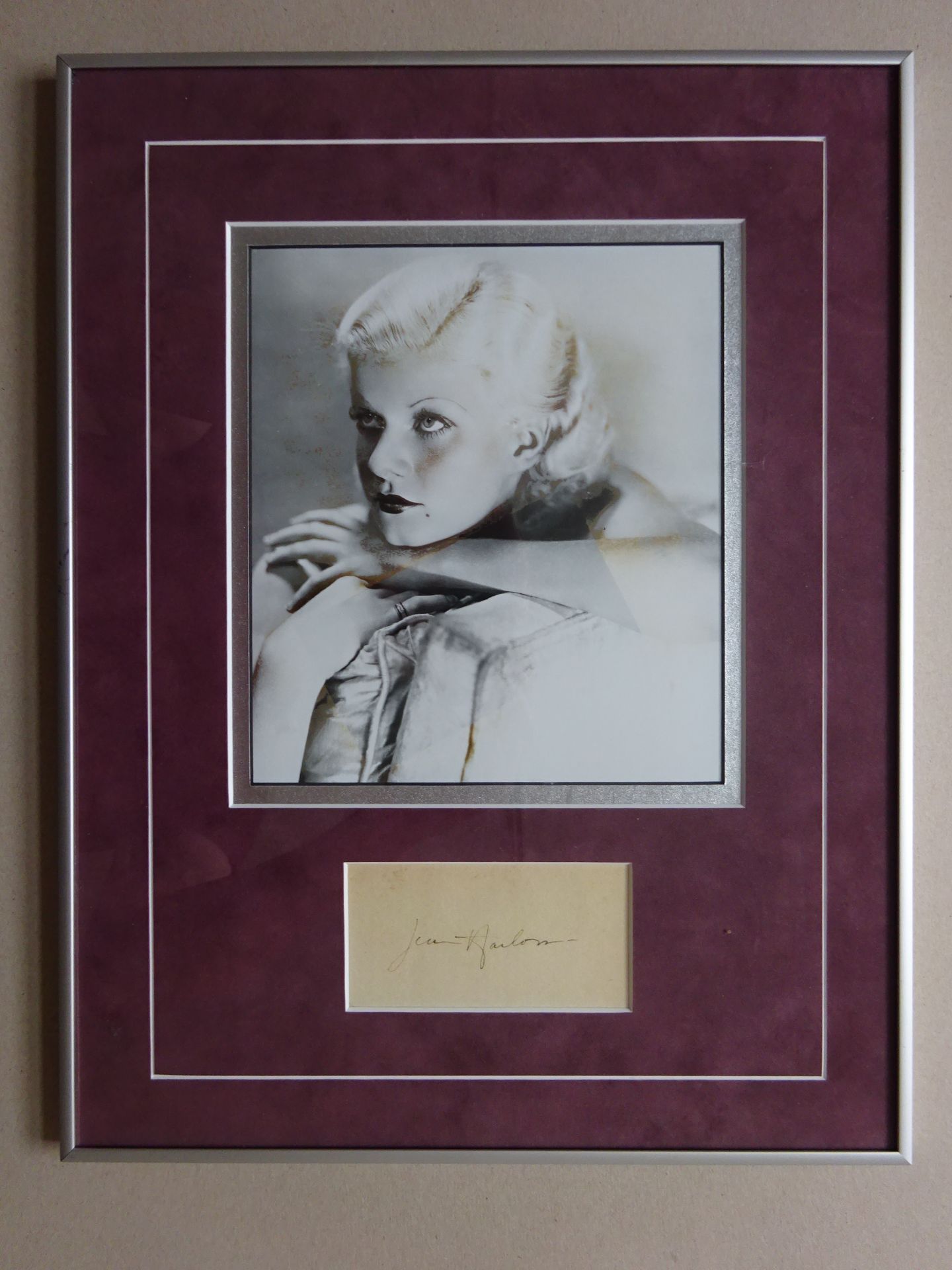 Jean Harlow Fotografie u. Signatur - Bild 3 aus 5