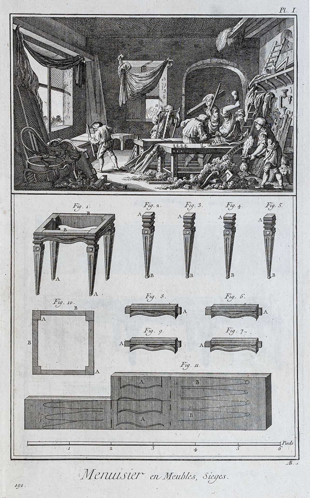 Diderot/d'Alembert - Tischler + Beig.