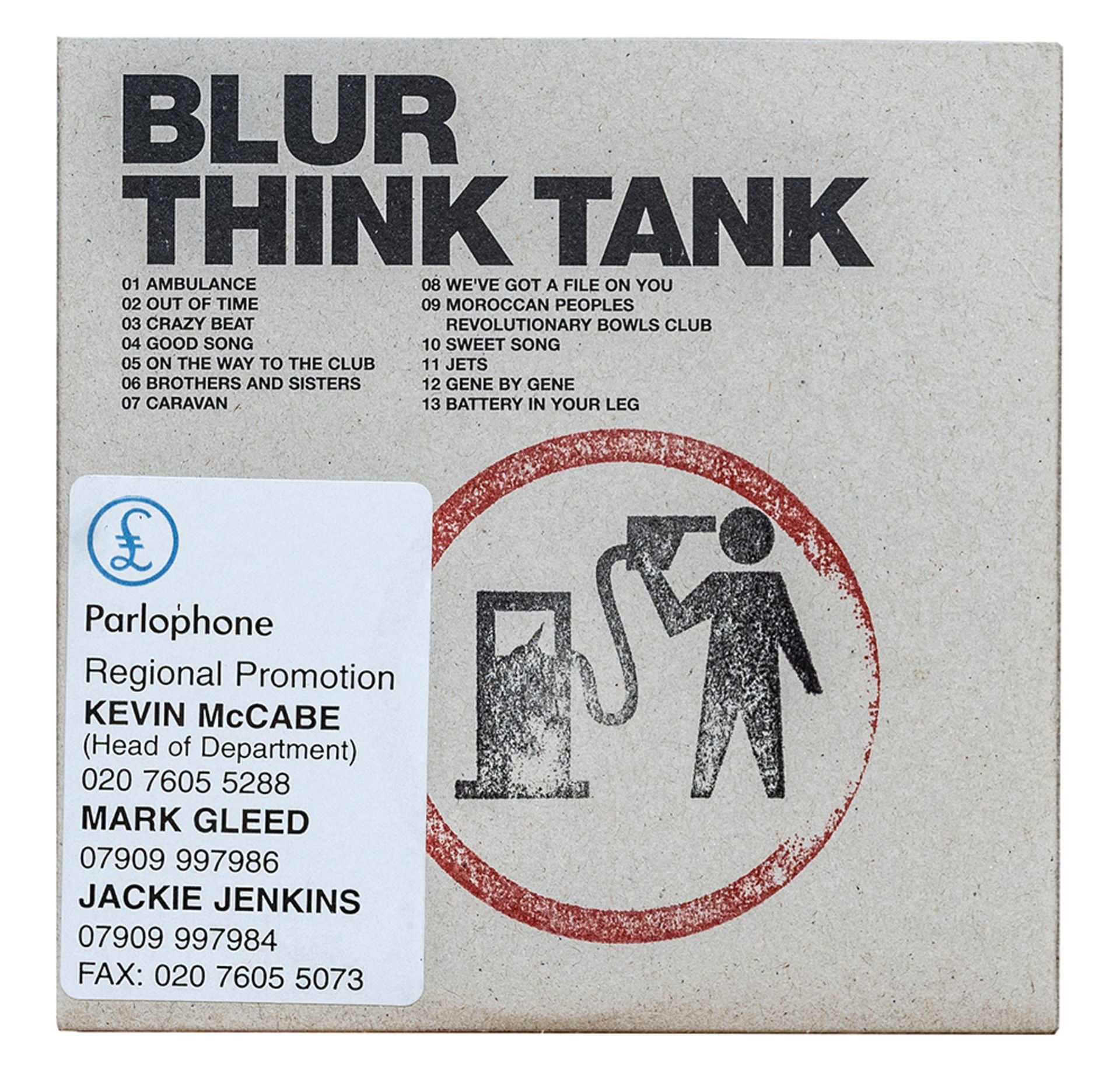 Banksy - Blur Think Tank Promo CD