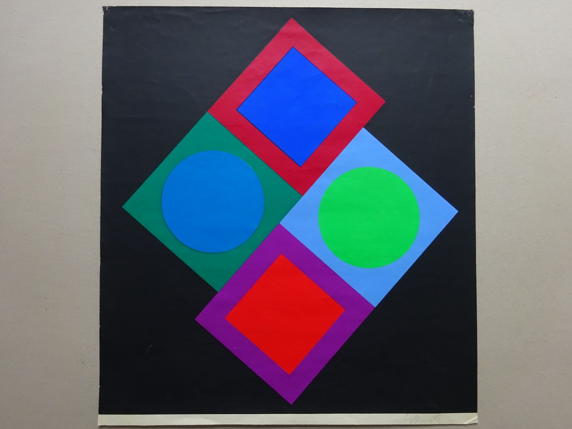 Vasarely - Komposition - Bild 2 aus 4