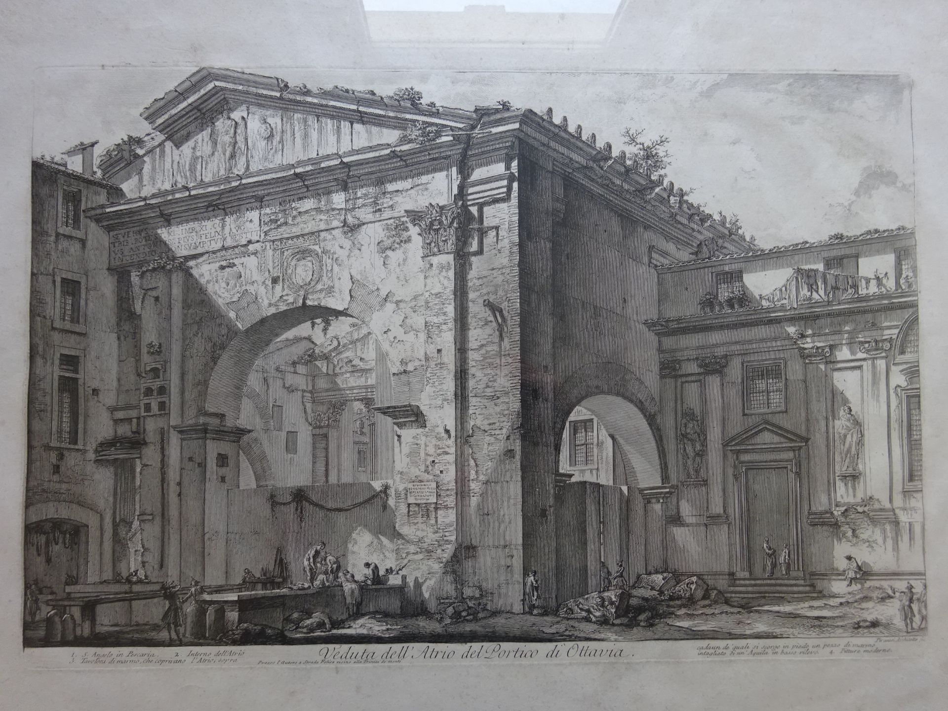 Piranesi - Veduta Atrio Ottavia - Bild 2 aus 5