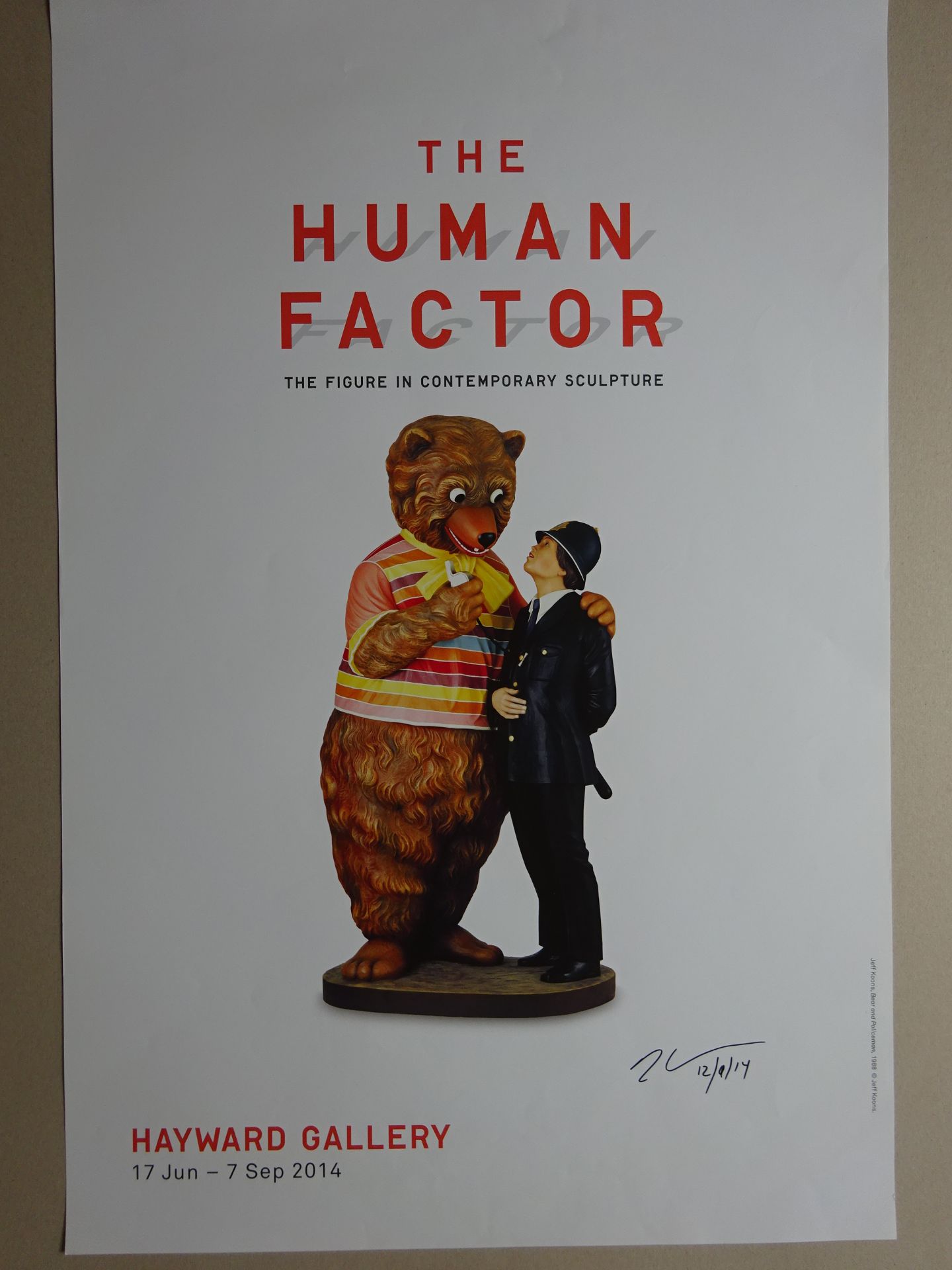 Koons - Human Faktor Plakat - Bild 2 aus 4