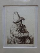Overlaet - Porträt Mann mit Hut
