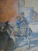 Herkomer - Toledo Spanier auf Esel