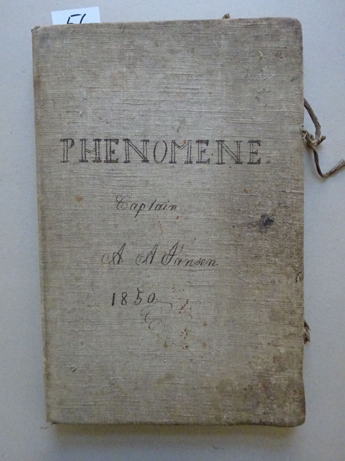 Jansen - Logbuch Phenomene, 1850 - Bild 6 aus 6
