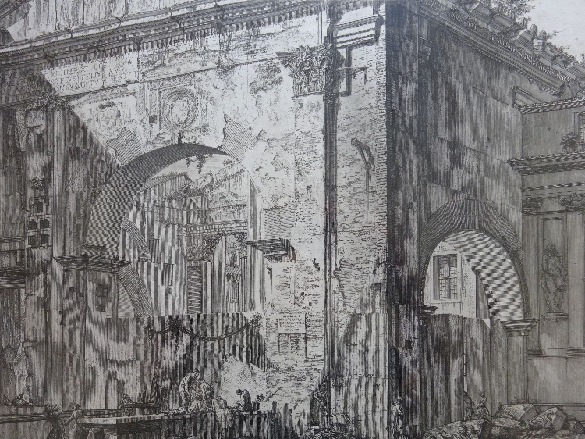 Piranesi - Veduta Atrio Ottavia