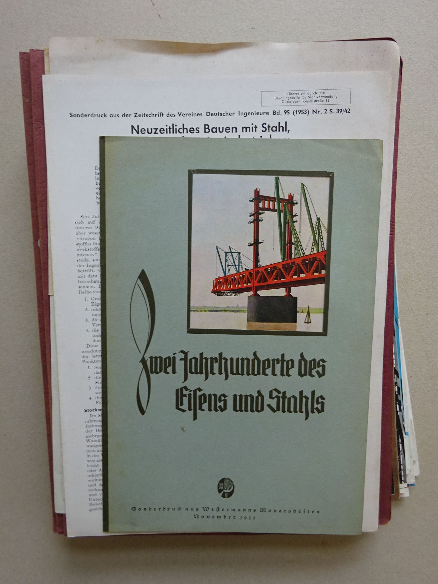 Stahlbau Broschüren, Konvolut - Bild 4 aus 8