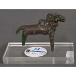 Pferd. Wohl Luristan 1000 v. Chr. Bronze mit Öse, H=5,4 cm. Provenienz: Athena, München, 1991. (
