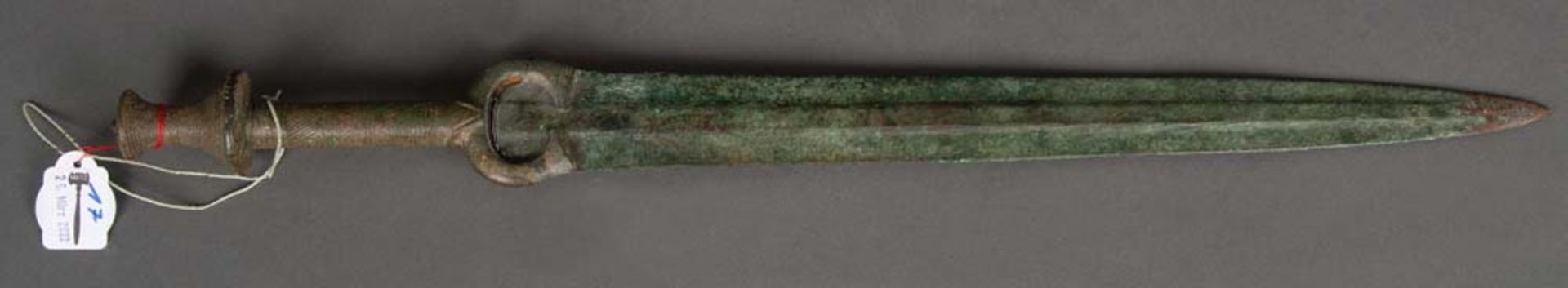Kurzschwert. Elamit Königreich, Haft Tappen, Iran, Späte Bronzezeit. Bronze geschmiedet, L=57 cm.