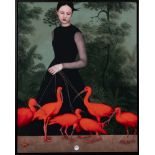 Daria Petrilli (1970 geb.), The Lady of Ibis. Druck, gerahmt, 100 x 80 cm. **