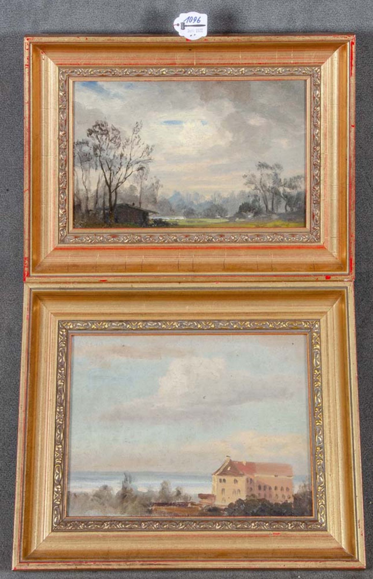 Carl Ludwig Fahrbach (1835-1902) attrib. Küstenlandschaft. Öl/Hartfaser, gerahmt, 20,5 x 28,5 cm;