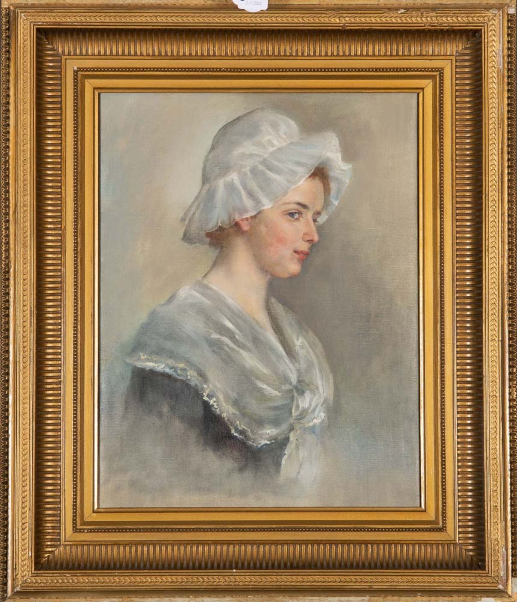 Maler des 20. Jhs. Frauenportrait, Öl/Lw., gerahmt, 49 x 35 cm. **