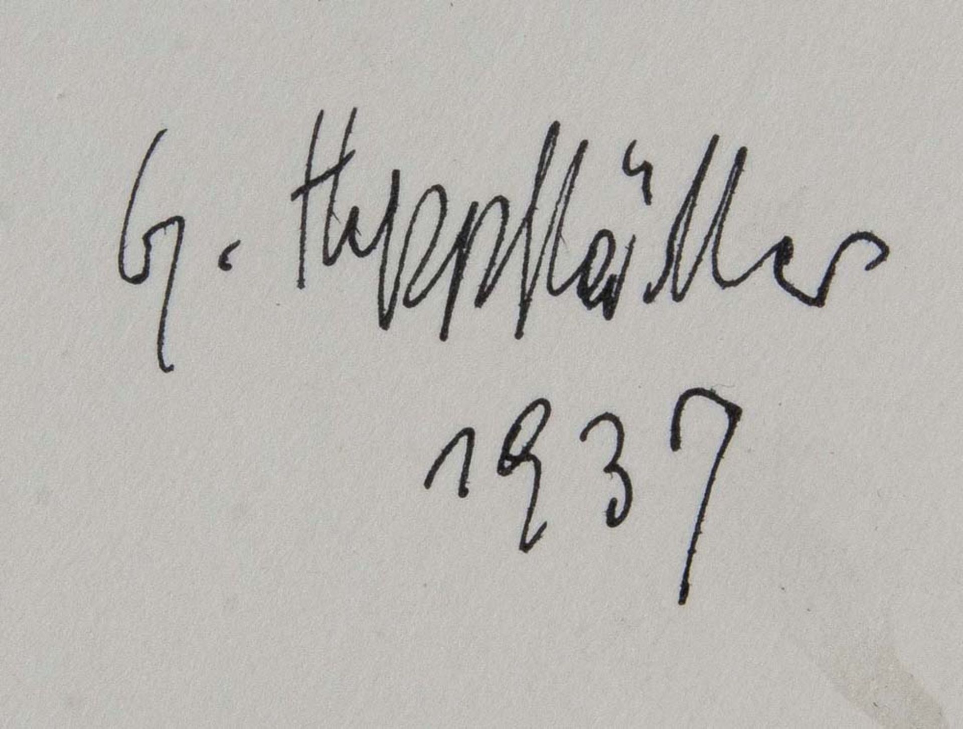 Georg Friedrich Hoppstädter (1906-1987). Drei Alltagsszenen von Arbeitsvorgängen. - Bild 2 aus 2