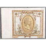 Louis XVI-Wandvertafelung. Deutsch 1790-95. Massivholz, geschnitzt, auf Kreidegrund gefasst und