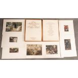 Kinderalbum von Adolf Menzel. Faksimile. Nr. 217/300, 9 x 17 bis 23 x 33,5 cm.