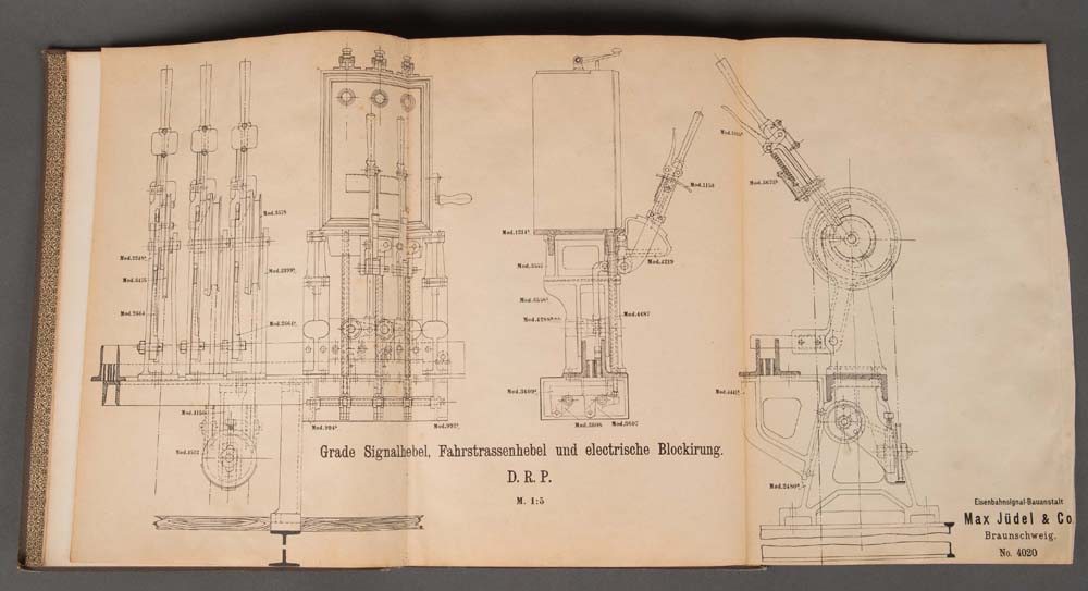 „Die Einzel-Konstruktionen der Weichen- und Signal-Stellerei (System Rüppel, Patent Büssing)“