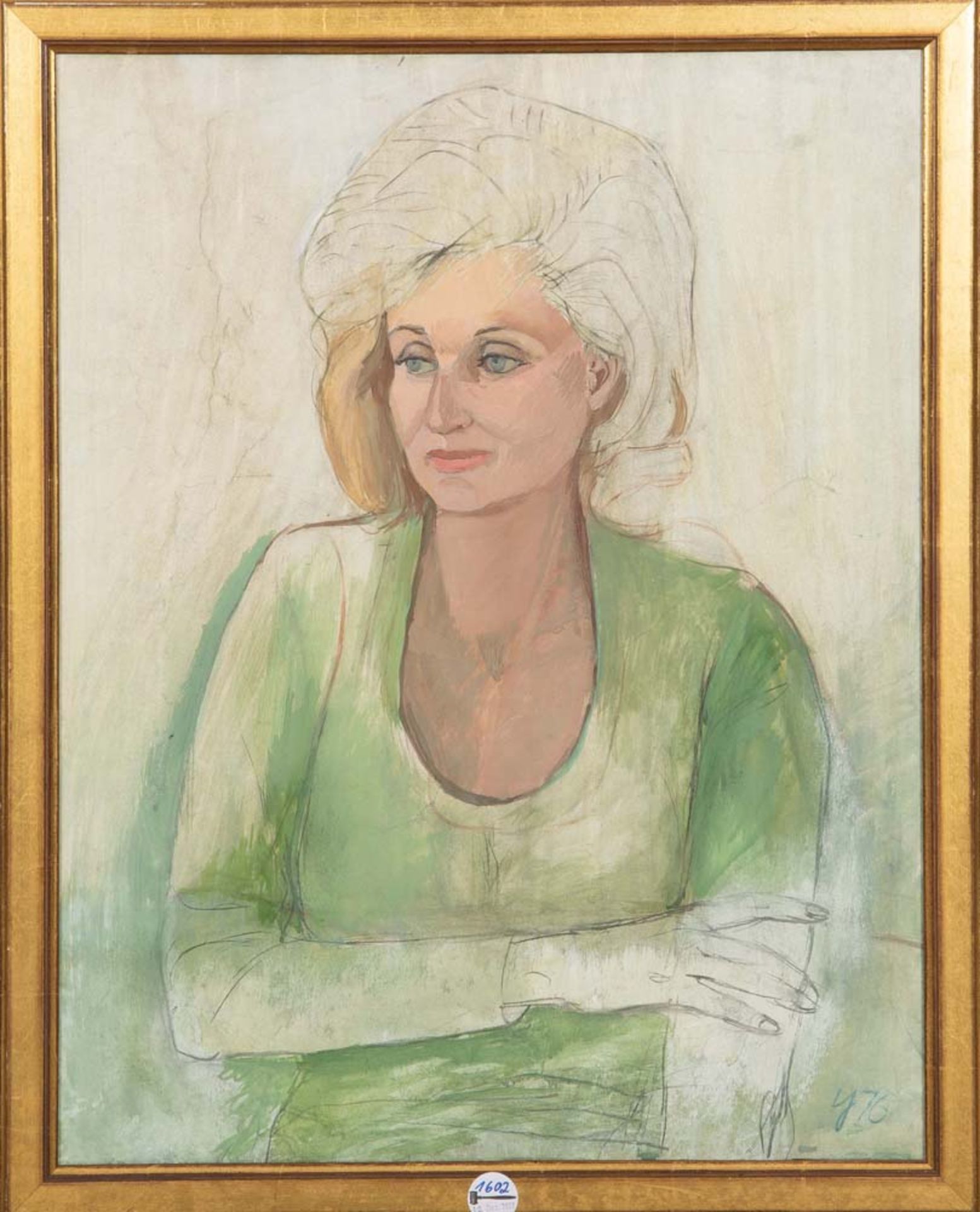 Dénes von Szebeny (1921-1996). Damenporträt. Öl/Lw., re./u./sign., gerahmt, 70 x 55 cm. **