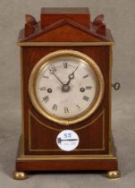 Bracket-Clock. James McCabe (1748-1811). Royal Exchange London um 1800. Massive exotische Hölzer,