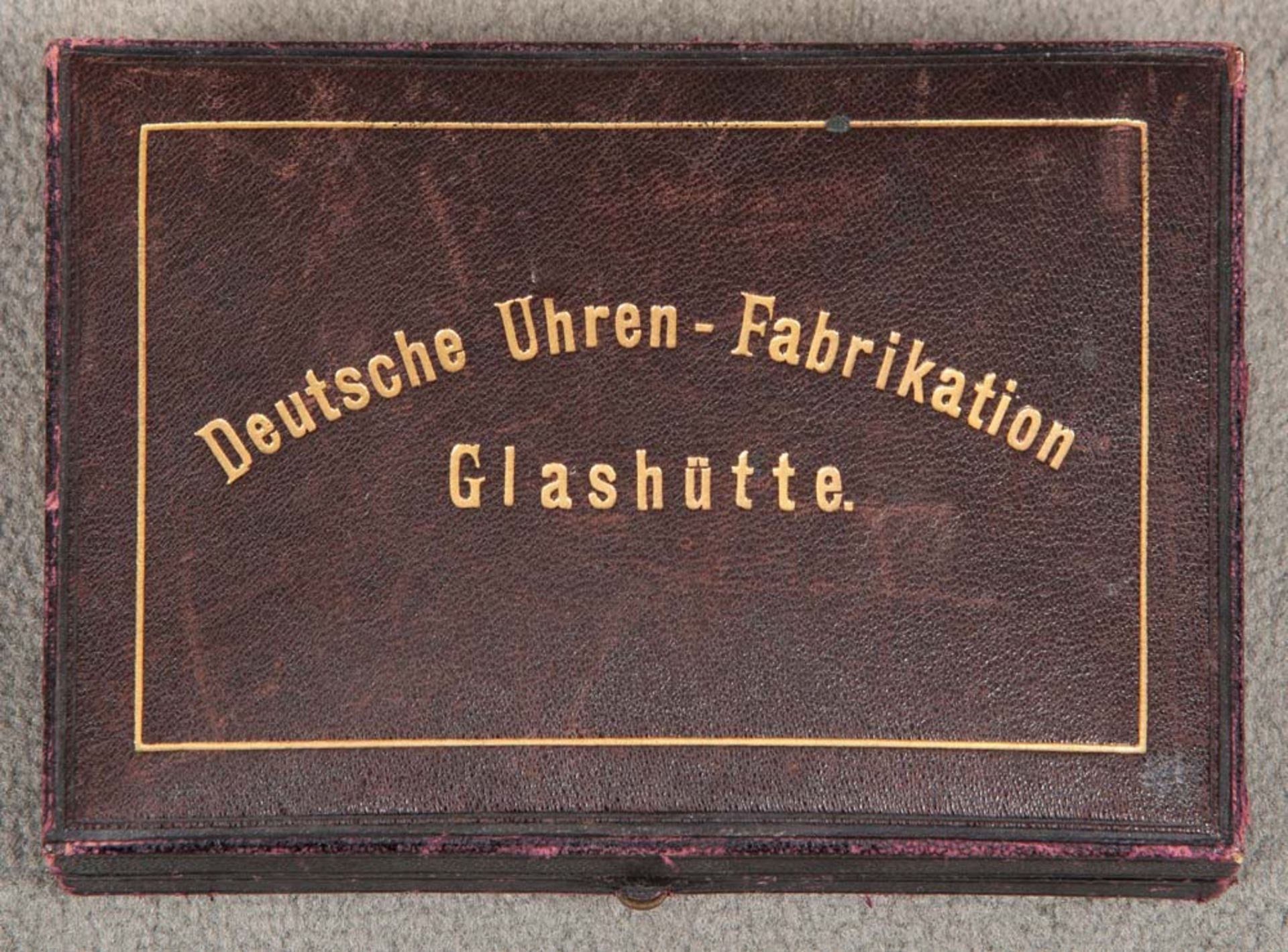 Taschenuhr. Deutsche Uhren-Fabrikation Glashütte, A. Lange & Söhne. Werknummer „72260“, mit - Bild 9 aus 9