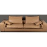 Designer-Ledersofa „Flexform“. Italien 2010er. Entwurf Antonio Citterio, Neupreis SFR 12.000,00, H=