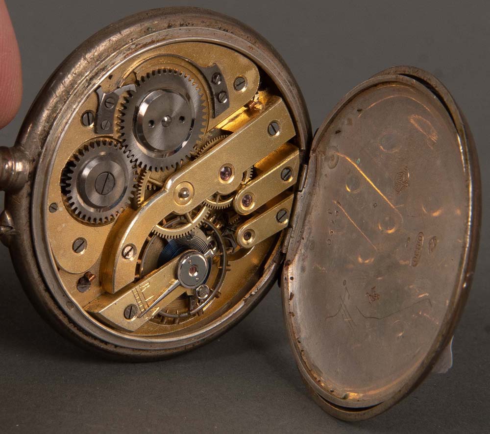 Zwei Taschenuhren. Silbergehäuse. Eine davon mit Spindelwerk, verso bez. „Breguet Paris 1801“. ( - Image 3 of 3