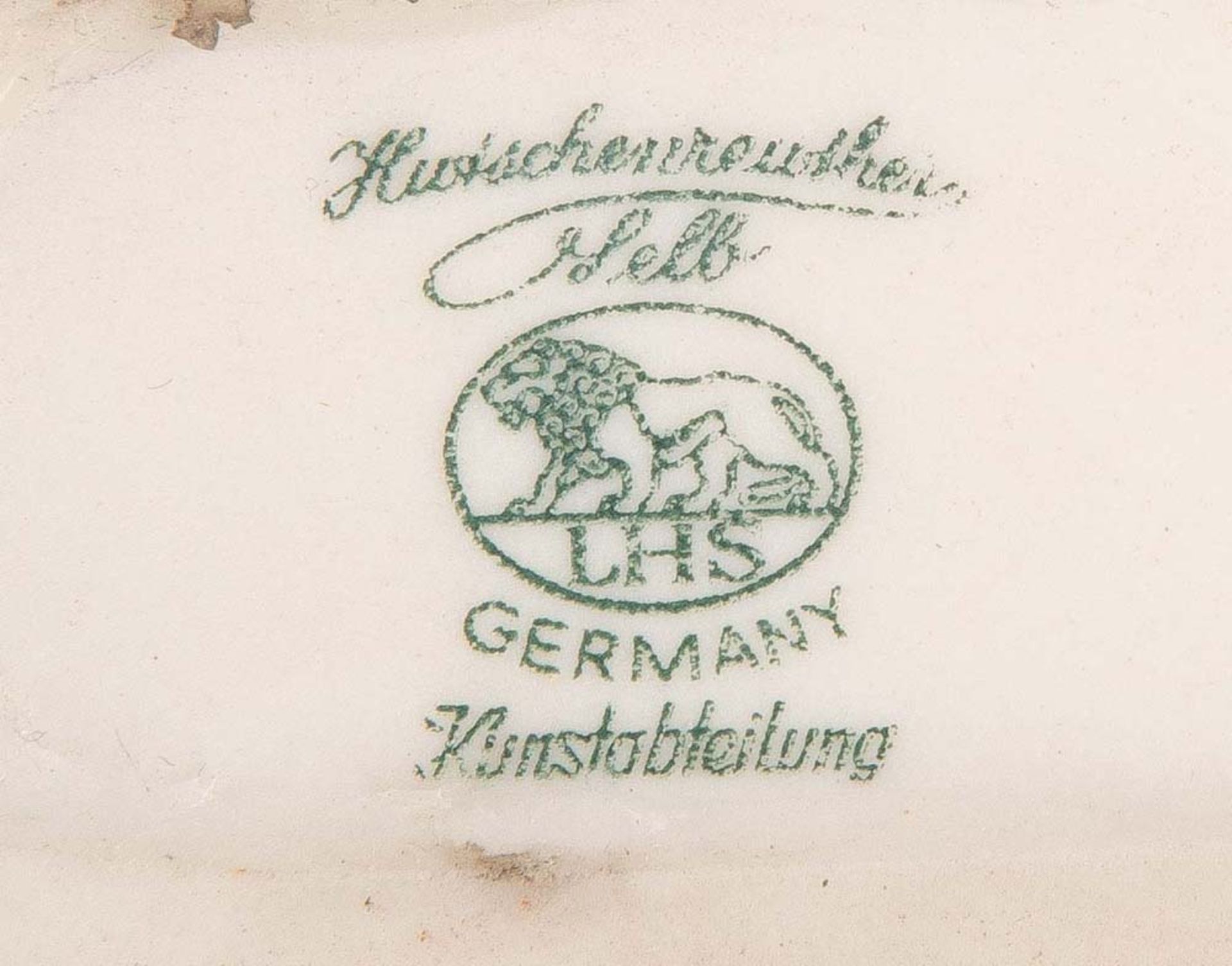 Balletttänzerin. Hutschenreuther 20. Jh. Biskuitporzellan, am Boden gemarkt, sign. Karl Tutter, H=29 - Bild 2 aus 2