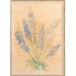 W. Foerster (Maler des 20. Jhs.). Blumenstillleben. Aquarell, li./u./sign., hi./Gl./gerahmt, 73 x 52