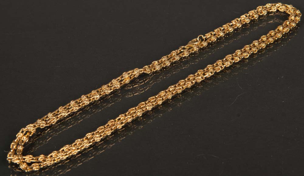 Halskette. 18 ct Gold, ca. 36 g.