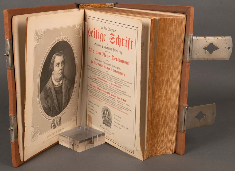 „Die Neue Illustrirte Heilige Schrift. Häusliche Erbauung und Belehrung (...) zu Dr. Martin Luther´s