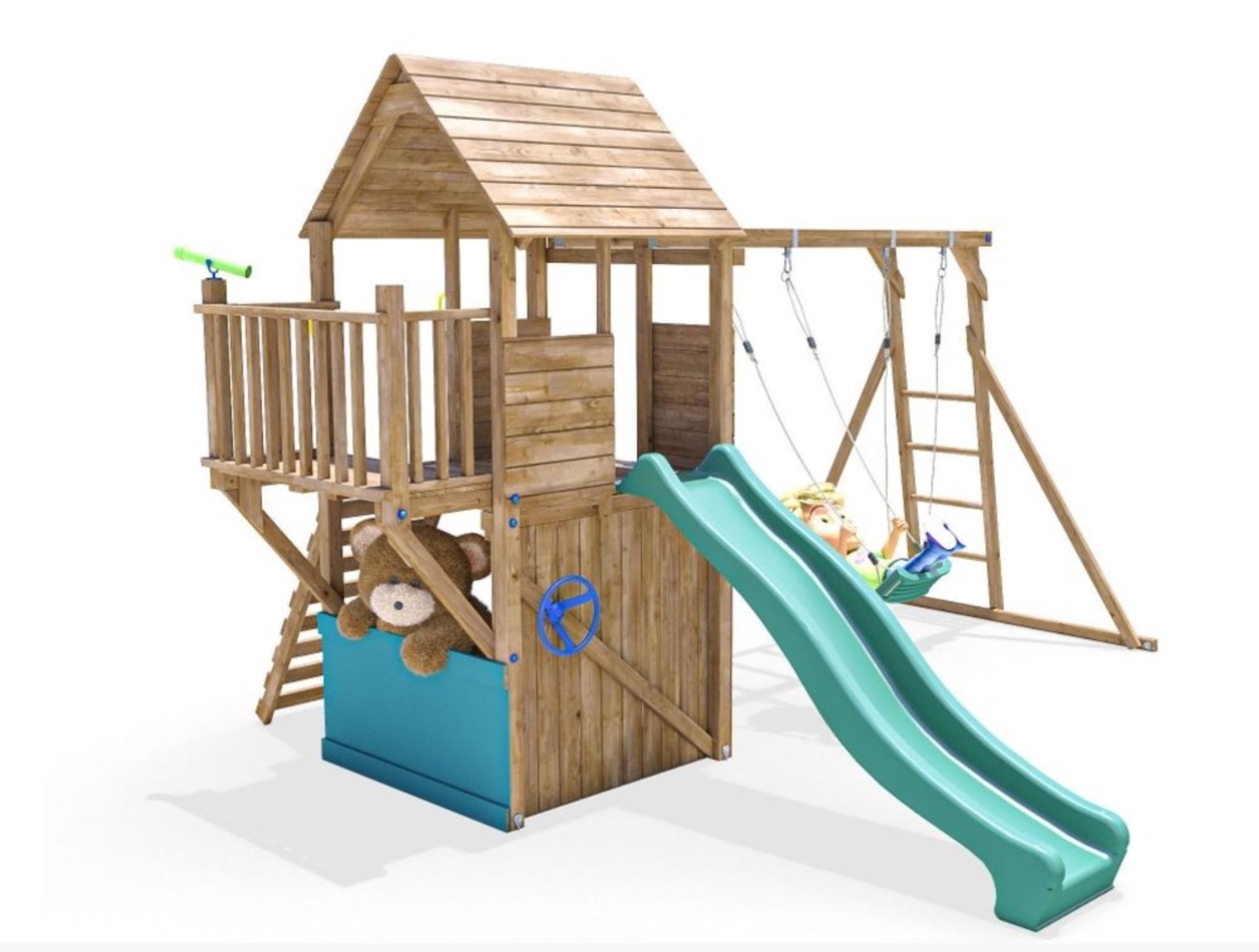 Brand New BalconyFort Searcher Climbing Frame Approx W4.5m x D4m RRP £779