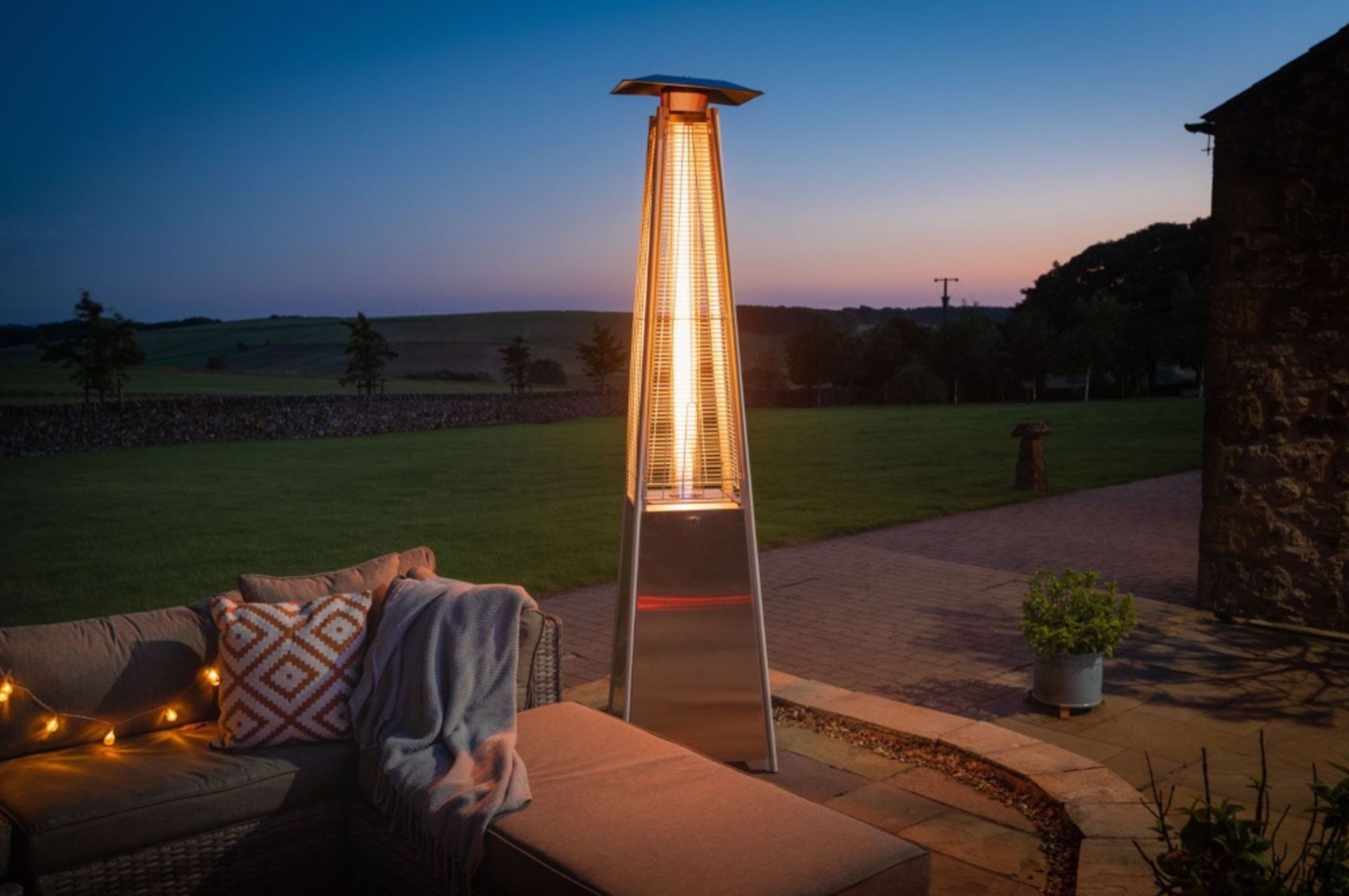 Brand New Patio Heater in Silver RRP £599
