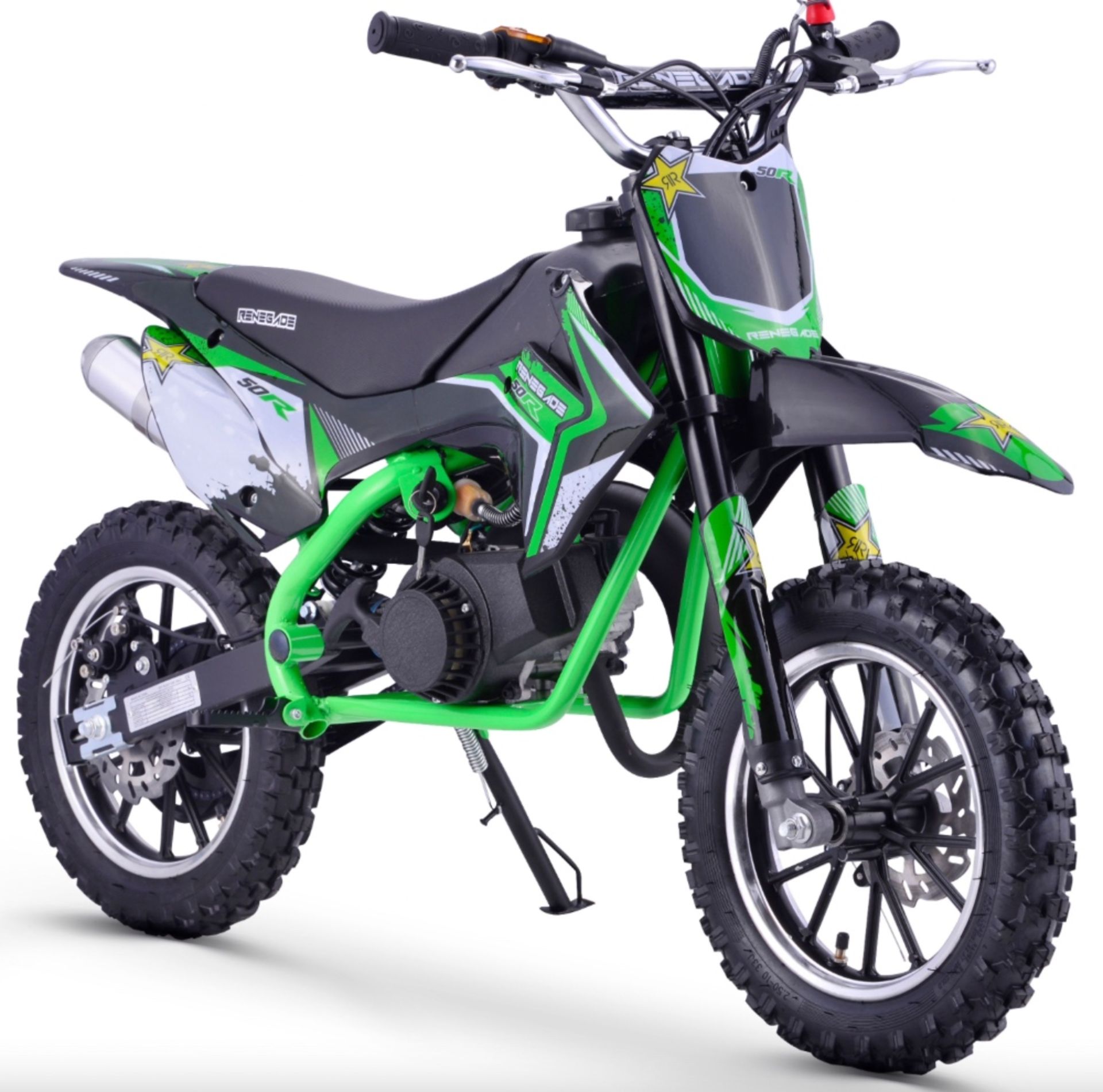 Brand New 49cc Petrol Mini Dirt Bike - Green RRP £349