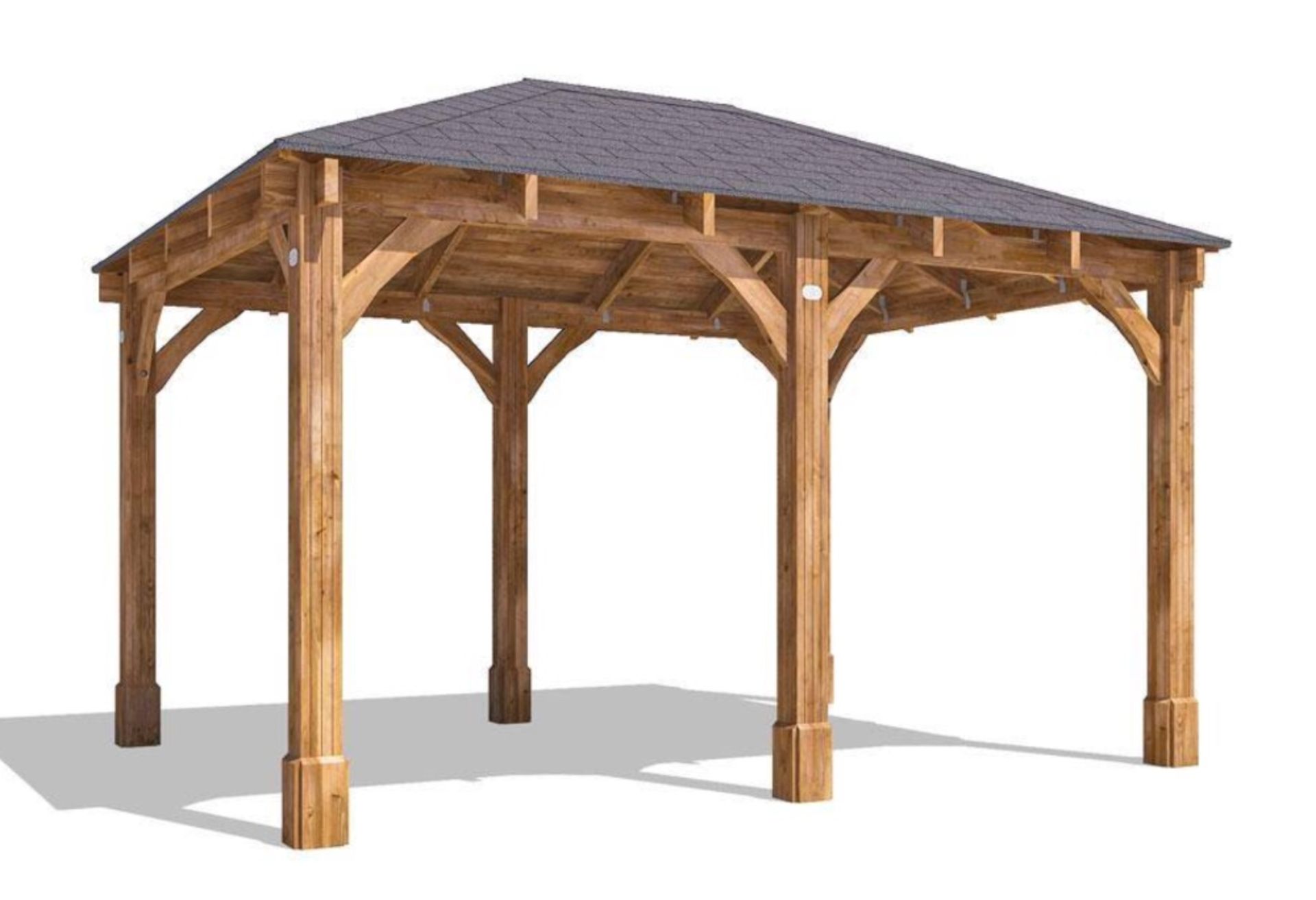 Brand New Open Timber Framed Carport W4m x D3m RRP £2,399