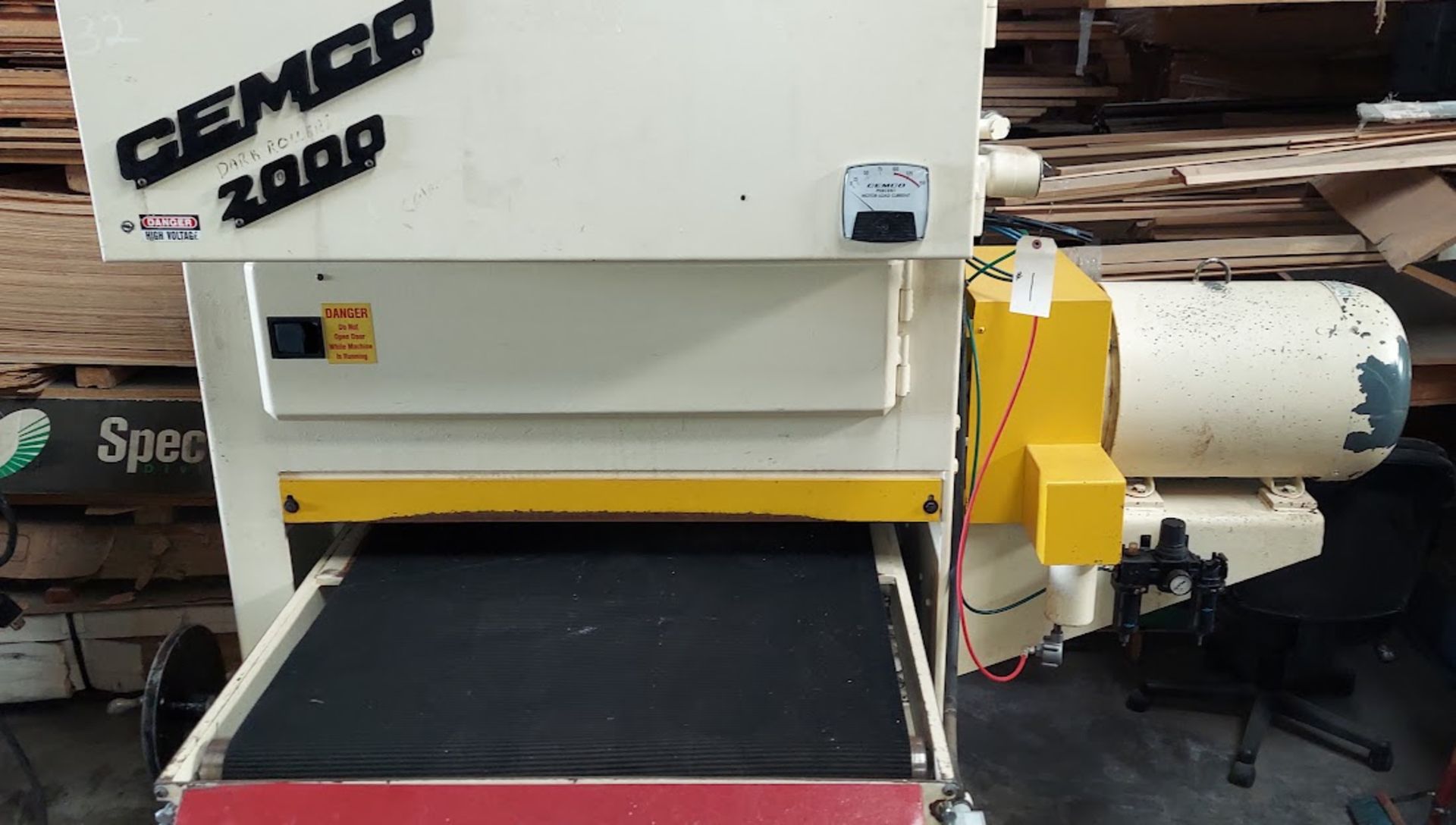 Cemco 2000 36" Wide Belt Sander, 30 hp 230/460 volts 3-phase - Image 2 of 10