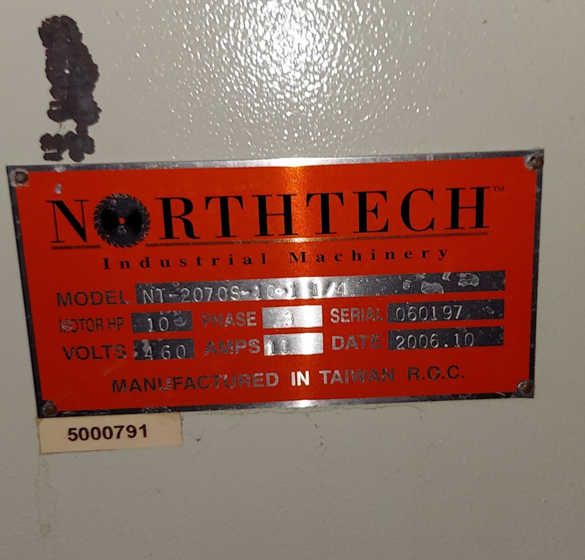 Northtech Multi-Speed Double Spindle Shaper, Model NT-2070S-10-1 1/4, 2 10hp Motors 230/460 Volt 3- - Bild 4 aus 11