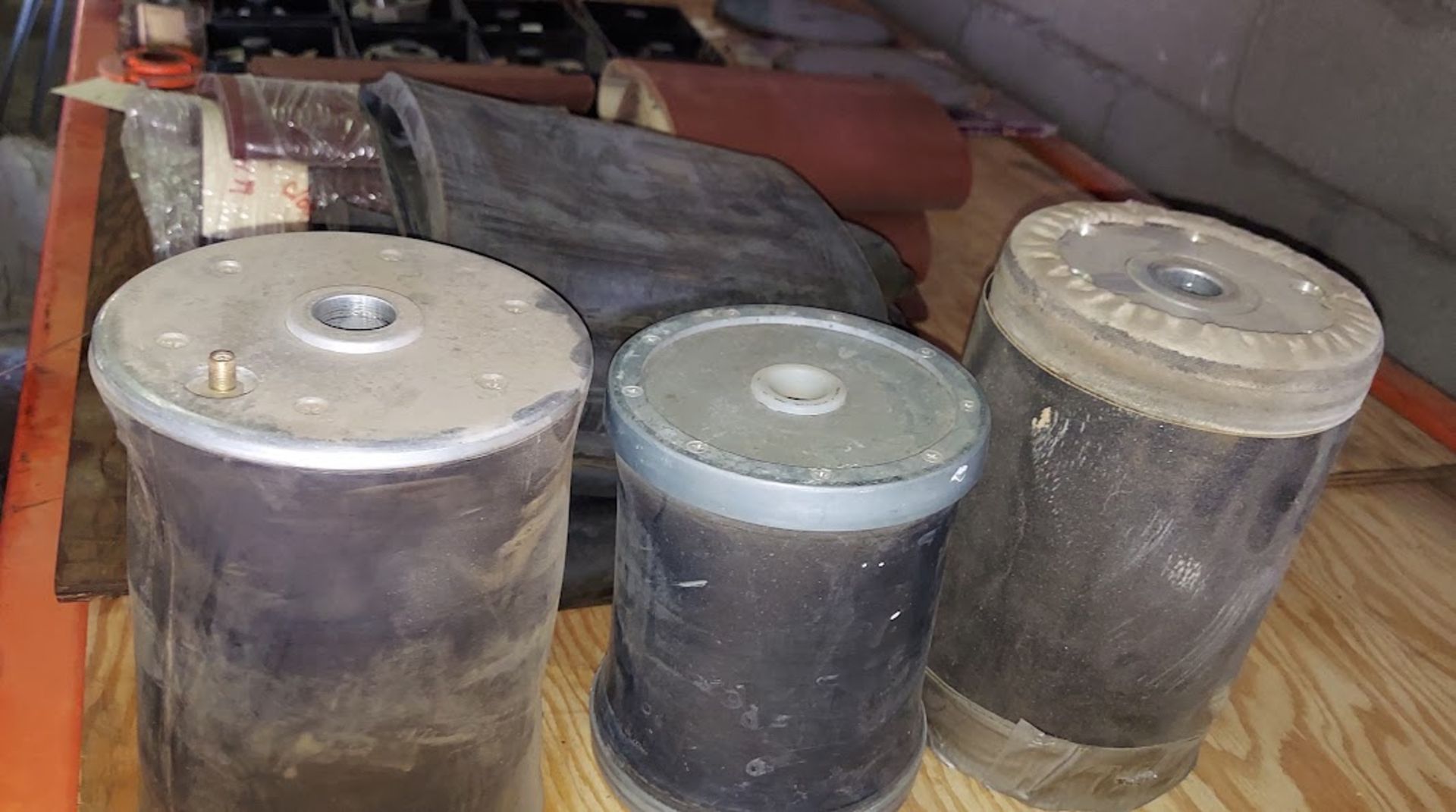 3 Inflatable Sanding Drums w/Assorted Abrasives - Image 2 of 2