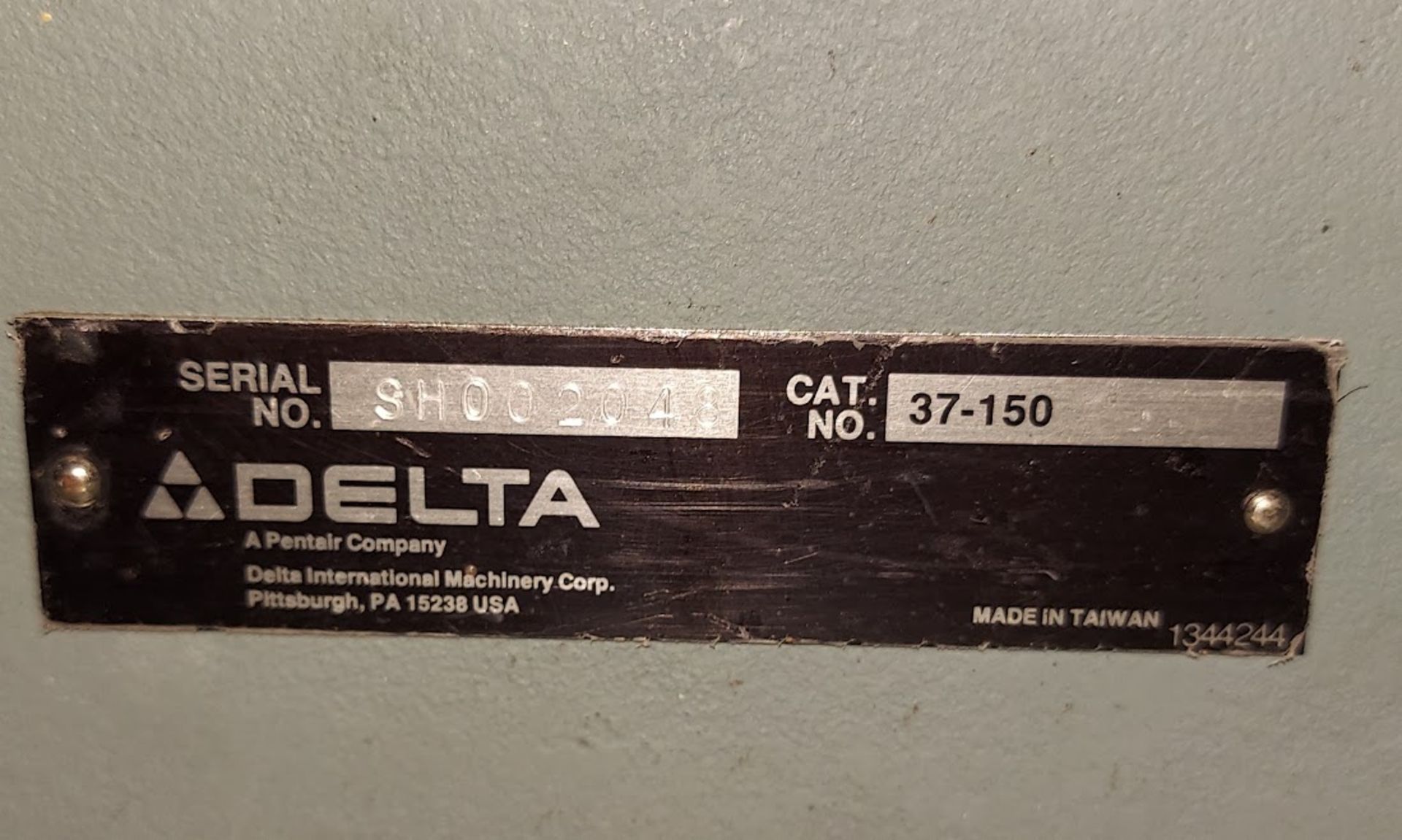 Delta 6" Jointer, Model 37-150, 3/4 hp 115 - Bild 6 aus 6