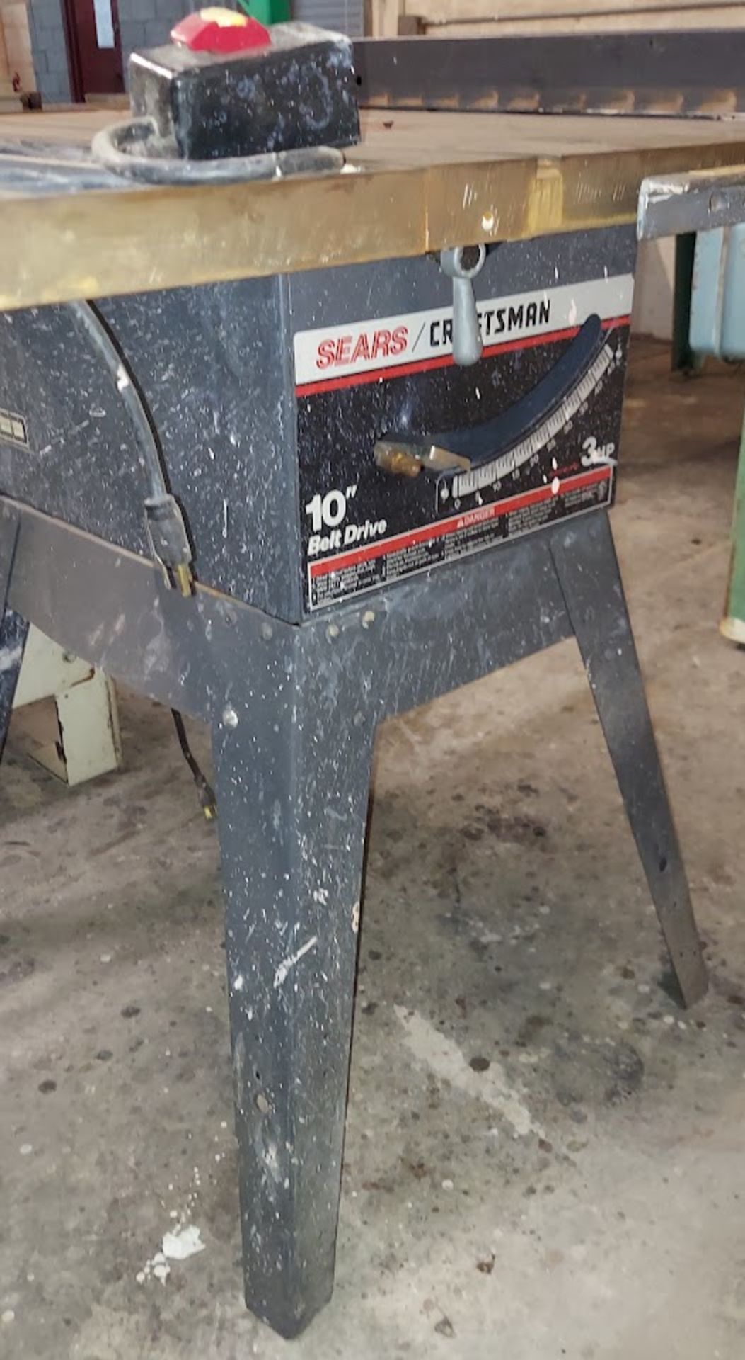 Craftsman 10" Table Saw, 3hp, w/24" Rail/Fence - Image 2 of 3