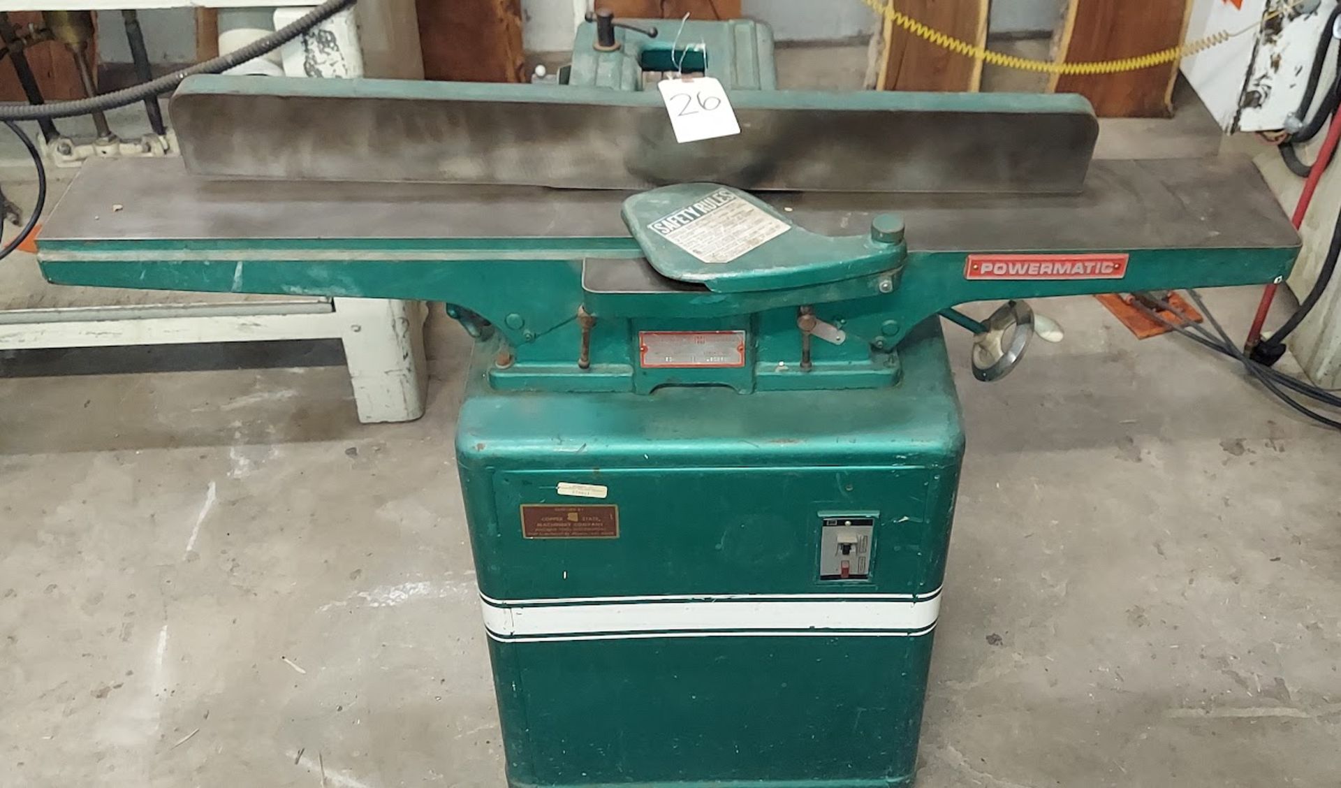 Powermatic 6" Jointer, Model 50, 115V