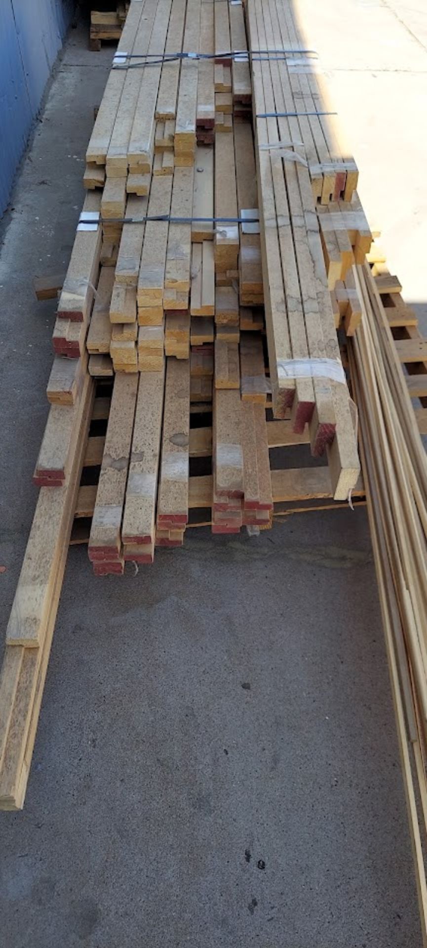 Pallet of Basswood Shutter Molding - Image 5 of 5