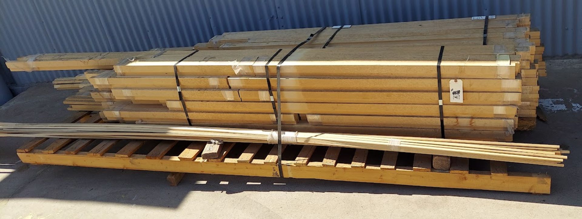 Pallet of Basswood Shutter Molding