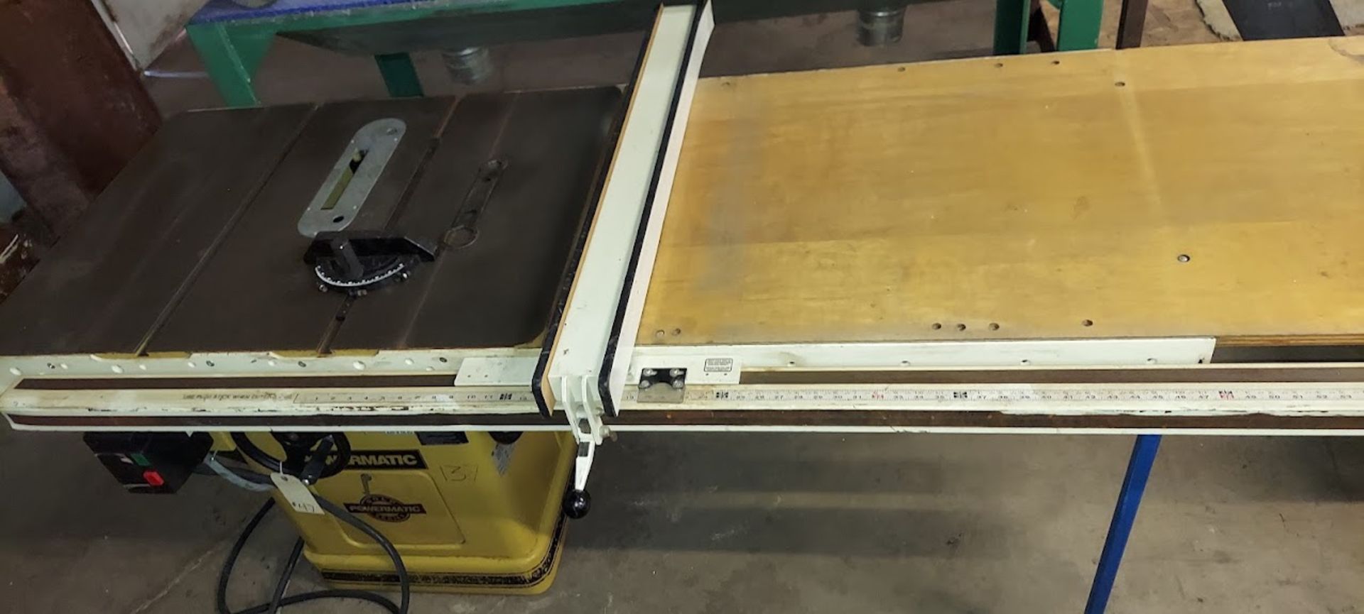 Powermatic Table Saw, Model 66-TA, 5hp 120/460V 3ph - Image 3 of 4